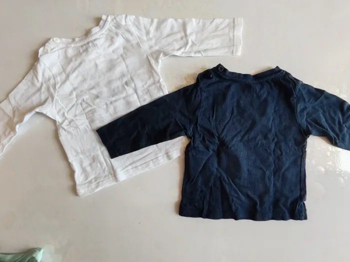 Lot maillots manches longue 9 mois - photo numéro 2