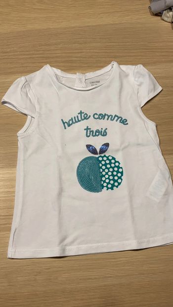 Tee shirt obaibi 23 mois