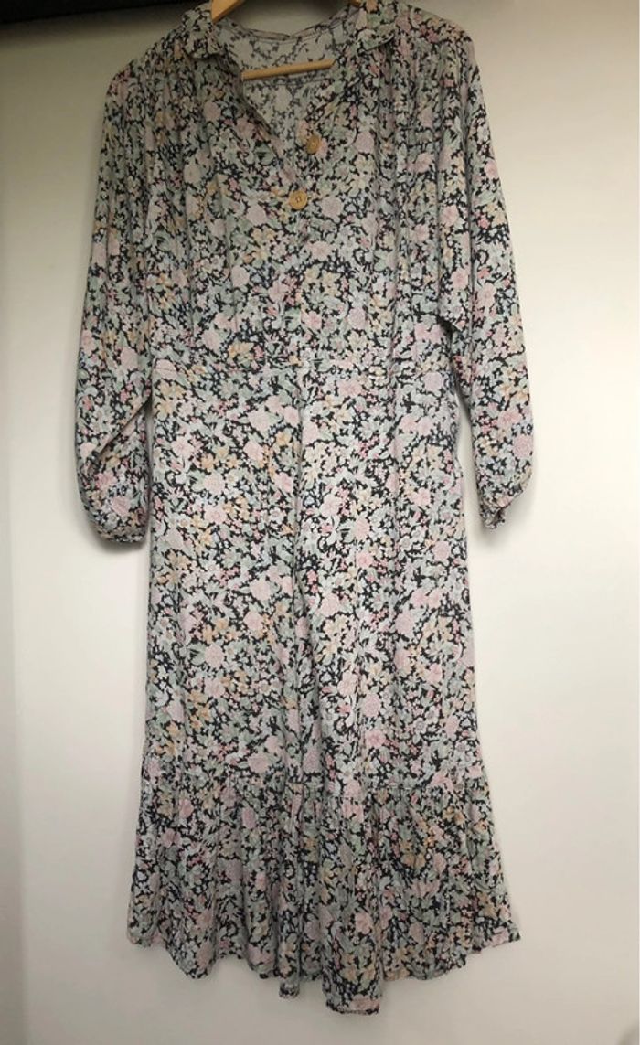 Robe longue fleurs S/M