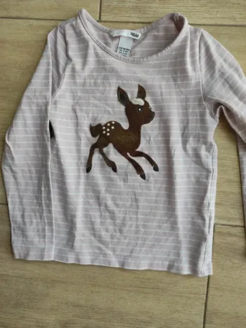 T shirt grandes manches bambi