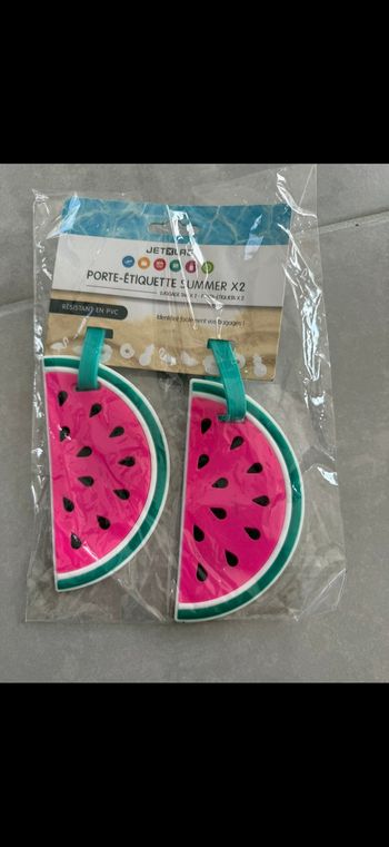 Lot de 2 Portes étiquettes de bagage valise