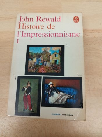 Histoire de l impressionnisme John Rewald Tome 1