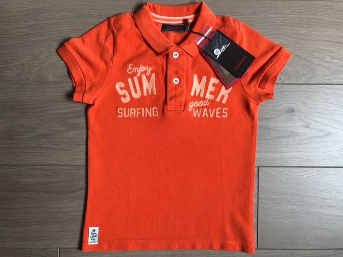 Polo « Summer » en piqué de coton Catimini T-5 ans