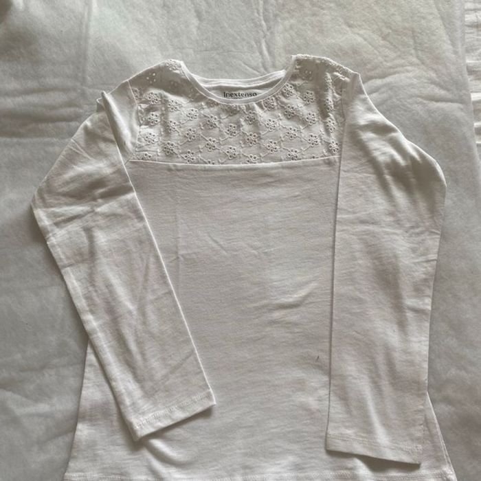 Tee shirt manche longue cil brodé