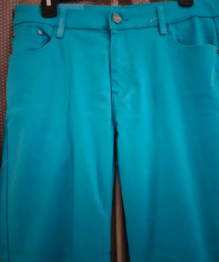 Pantalon turquoise BS Jeans Taille 44 Neuf - photo numéro 5