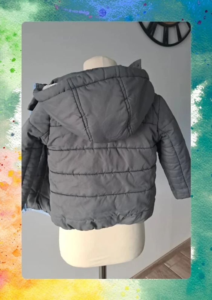 Manteau doublé polaire avec capuche 3 ans - photo numéro 8