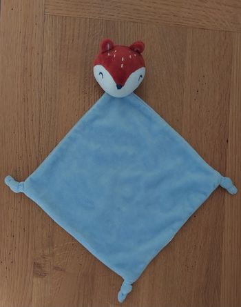 Doudou plat Renard - mes petits cailloux