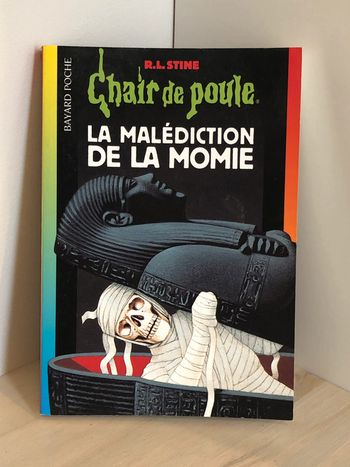 Livre Chair de poule la malédiction de la momie Tome 1