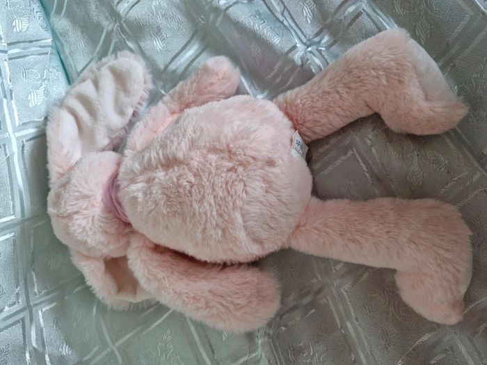 Peluche Lapin rose atmosphera - photo numéro 2