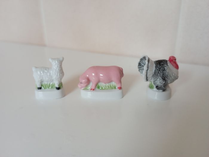 Lot de 3 fèves Atlas les Animaux de la ferme 2006 - photo numéro 5