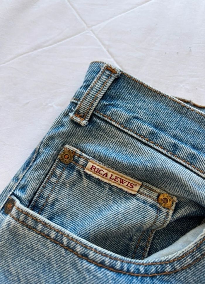 Jean vintage Rica Lewis RL70 relaxed fit droit – bleu clair – taille 50/2XL – 90s homme - photo numéro 8