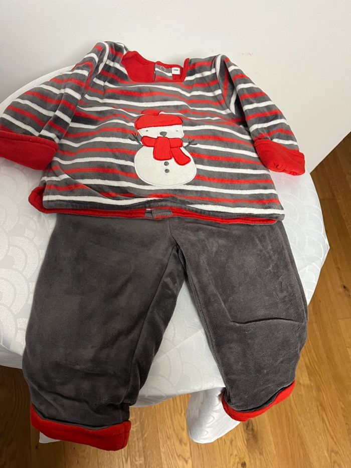 Ensemble molletonné 9 mois