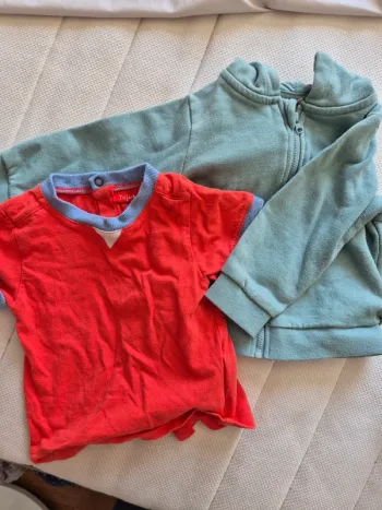 Veste + tee shirt