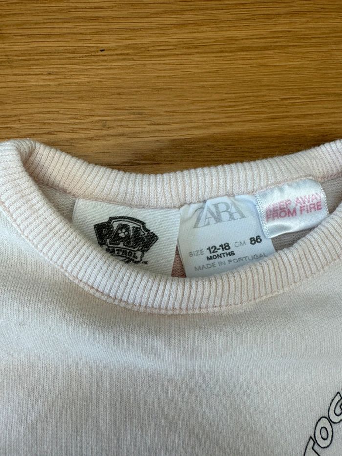 Teeshirt MC rose pale avec Stella de la Pat Patrouille/Paw Patrol - Taille 2/3 Ans - photo numéro 4