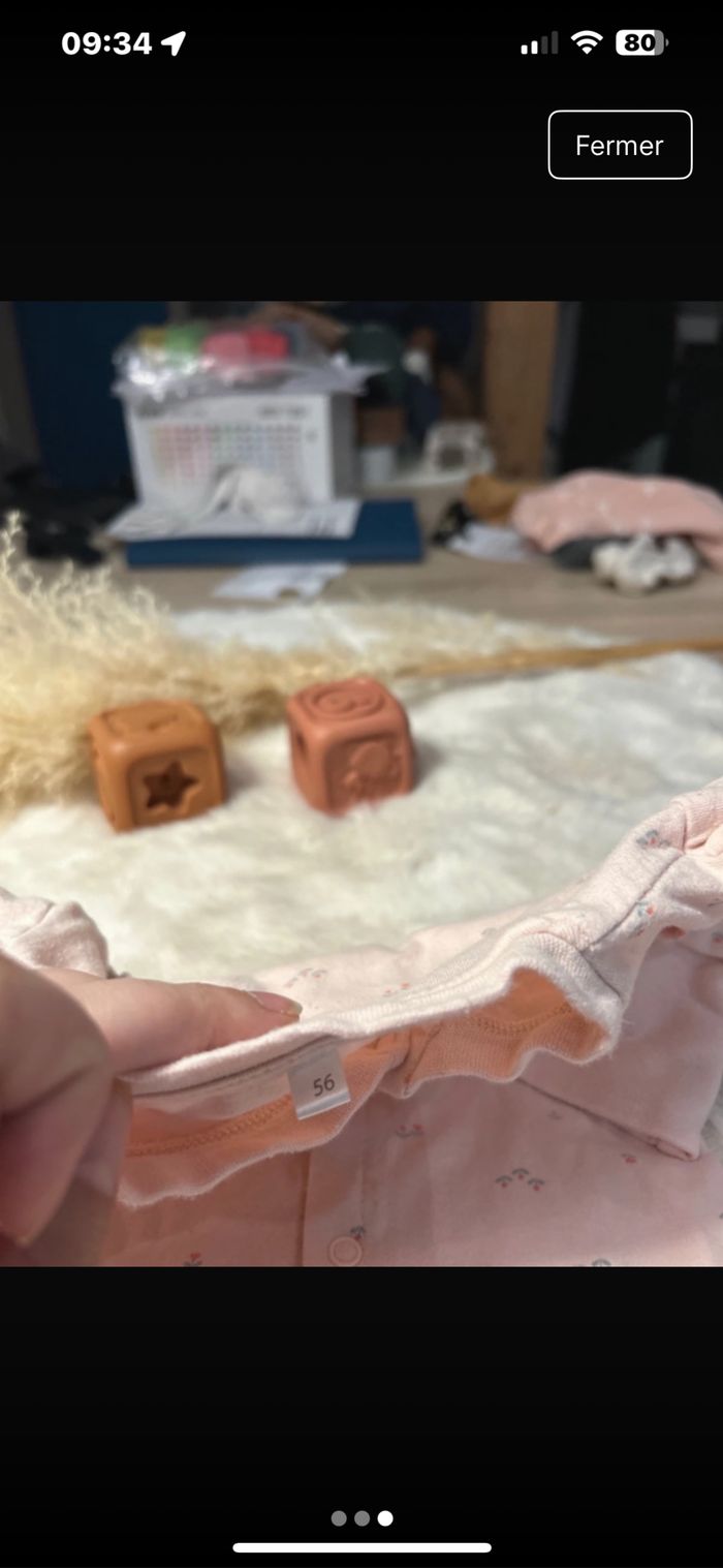 Pyjama léger 1-3 mois HEMA - photo numéro 3