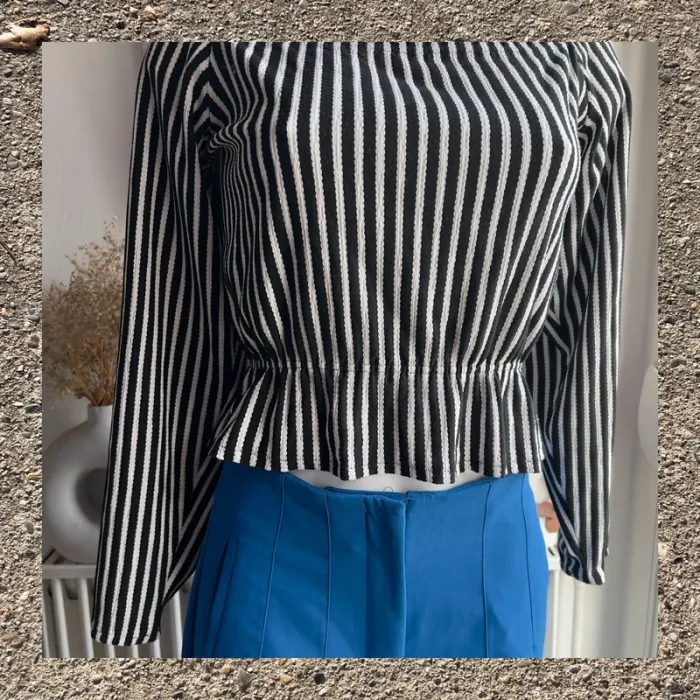 Blouse rayée H&M 🖤