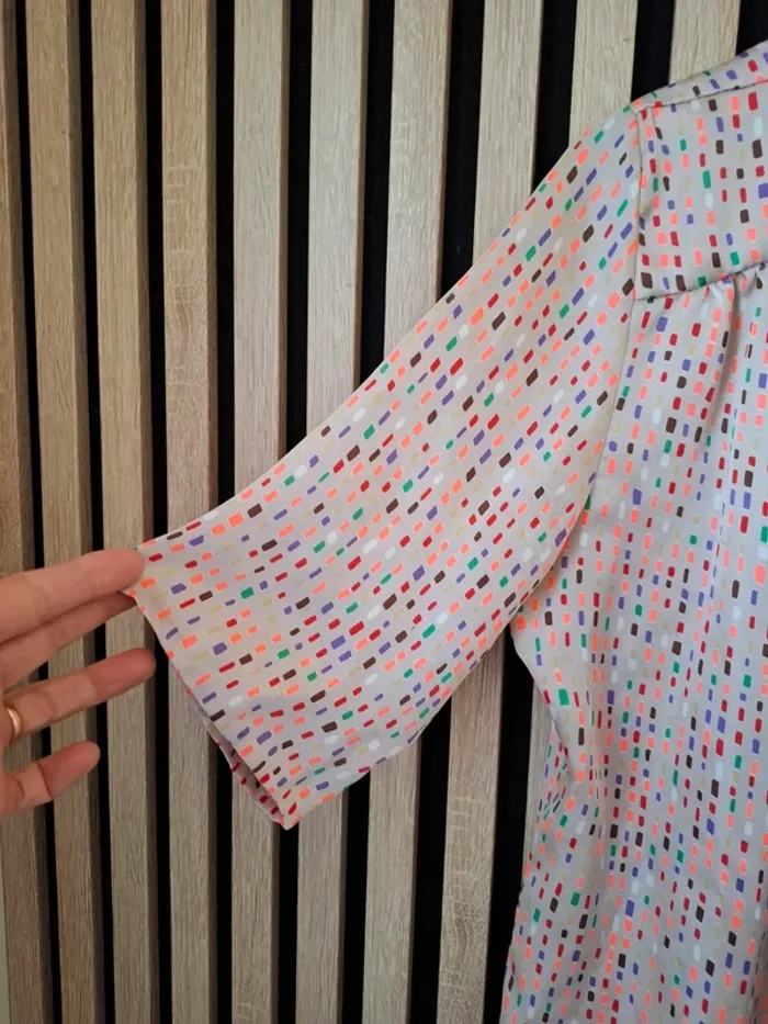 Blouse fluide beige multicolore
 T 38 Scarlet Roos - photo numéro 10
