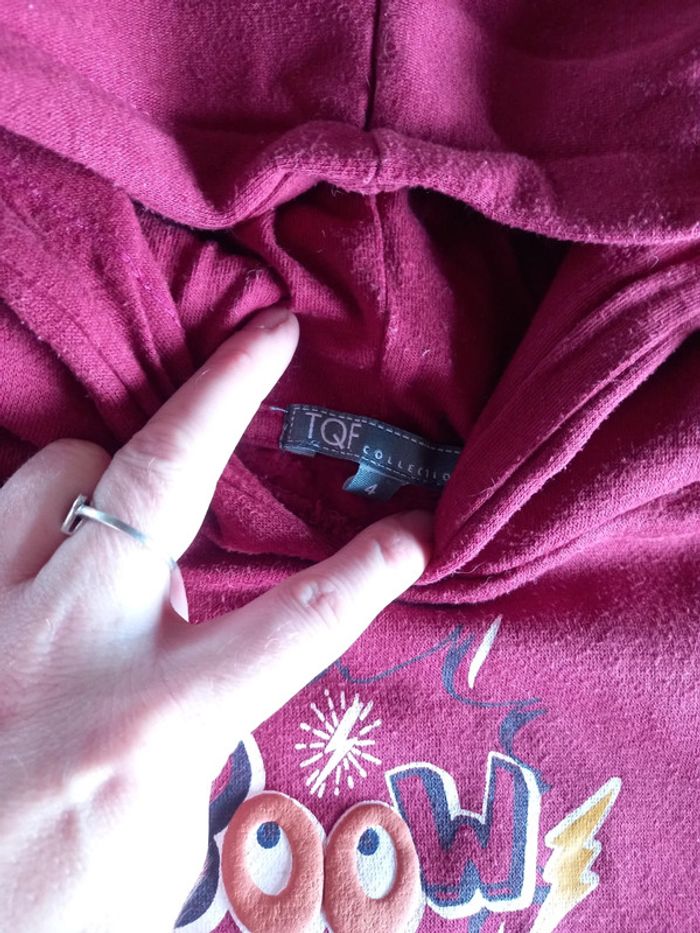 Sweat à capuche 4 ans - photo numéro 4