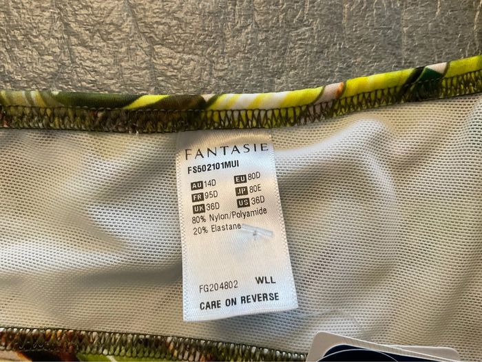Haut maillot vert imprimé Fantasie neuf - photo numéro 8