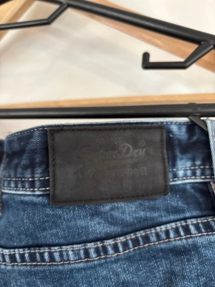Jean bleu foncé superdry taille 41 - photo numéro 10