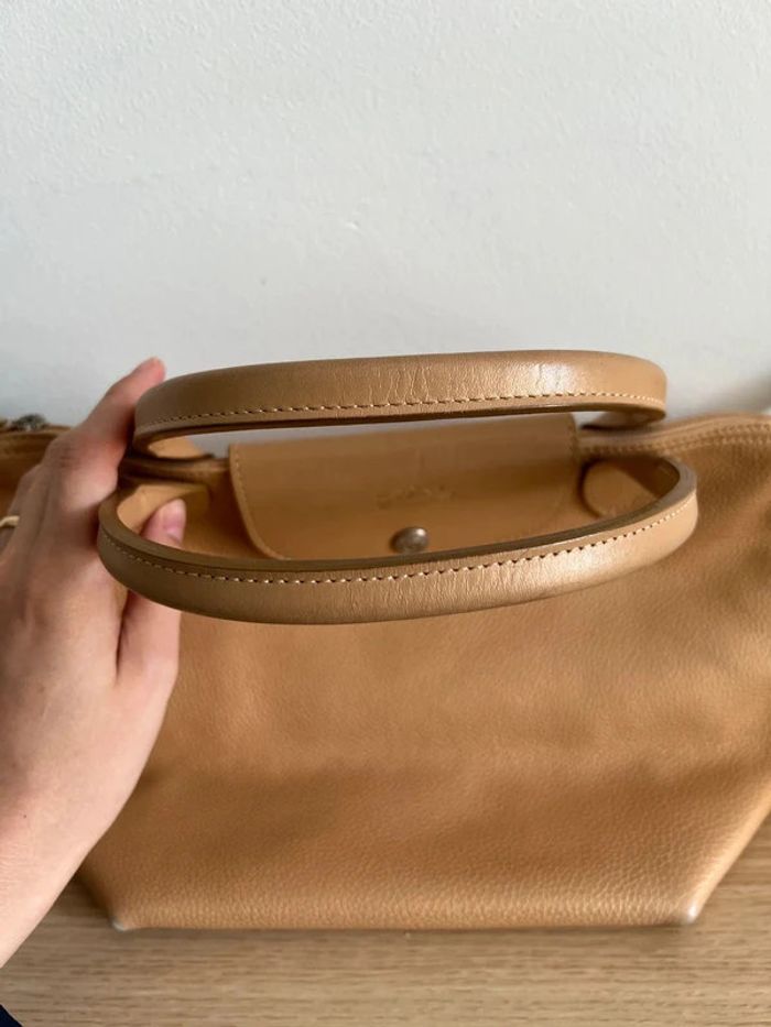 Longchamp pliage cuir - photo numéro 3