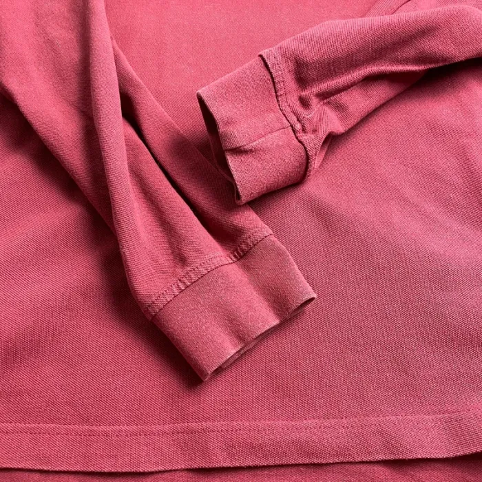 Polo bordeaux manches longues U.S. Polo Assn - Taille M homme - photo numéro 5