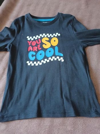 T-shirt fin, longues manches - Taille 6 ans