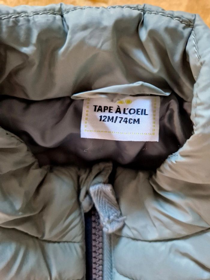 Veste sans manche bébé 12 mois - photo numéro 2