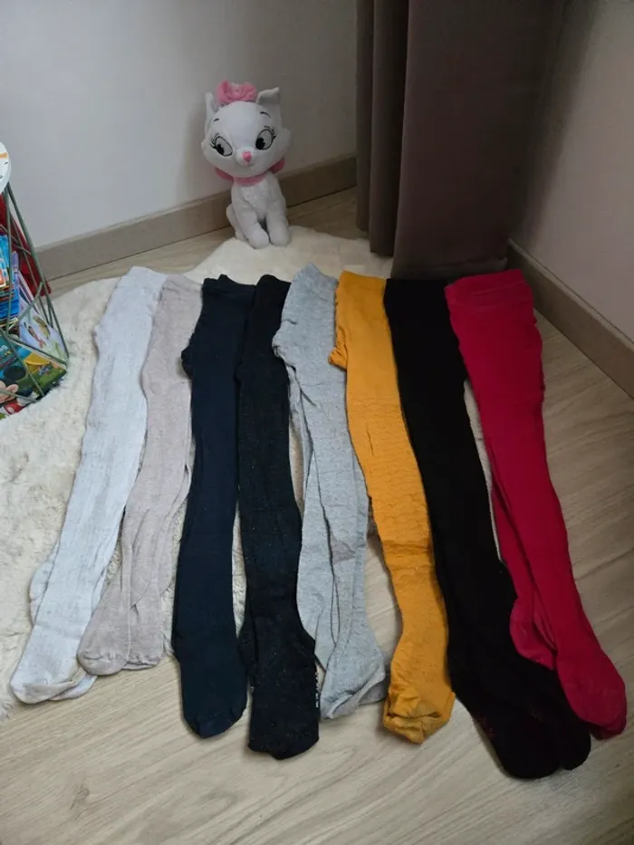 Lot de 8 paires de collants 27/30