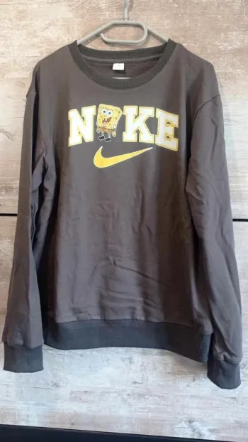 Sweat gris Bob l'éponge Unisexe