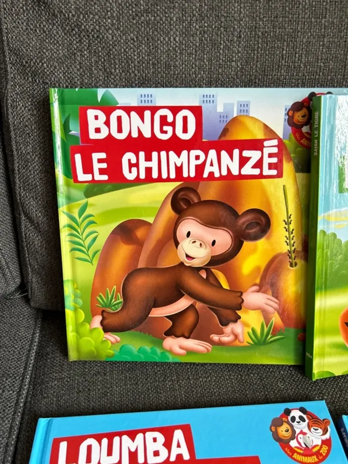 Lot de livres et figurines animaux de la collection mes animaux du zoo - photo numéro 2