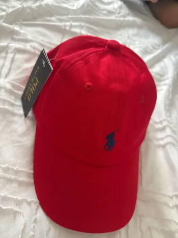 Casquette rouge polo RL