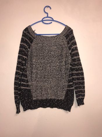 Pull en laine rayé