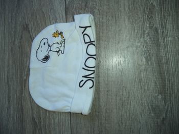 Bonnet bébé snoopy