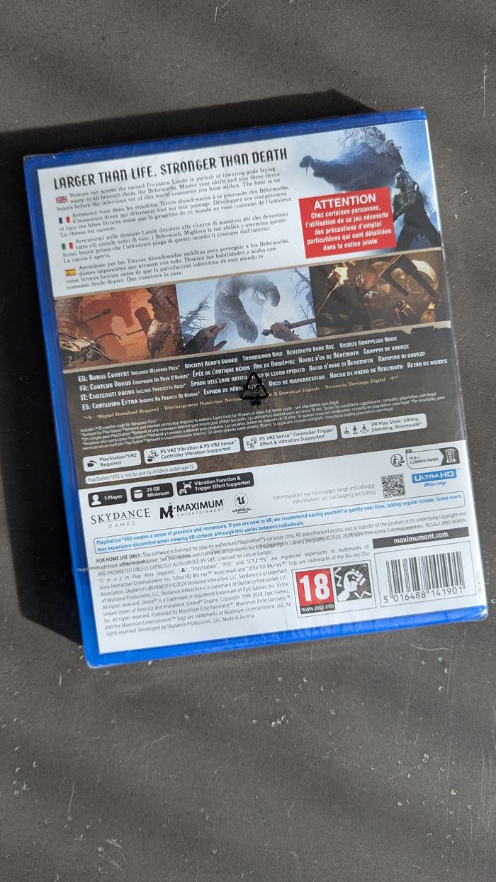 Skydance's Béhémoth neuf PS5 PSVR2 - photo numéro 2