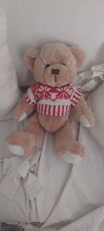 Ours en peluche articulé vintage Lancelot 40 cm