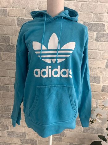 Sweat à capuche Adidas bleu M