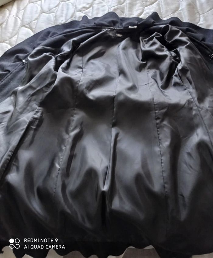 Manteau à volants avec laine - photo numéro 5