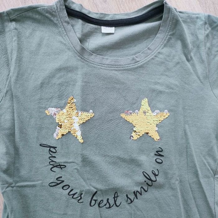 T-shirt kaki étoile