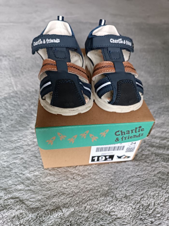 Sandales garçon Charlie & Friends - Pointure 24 - photo numéro 9