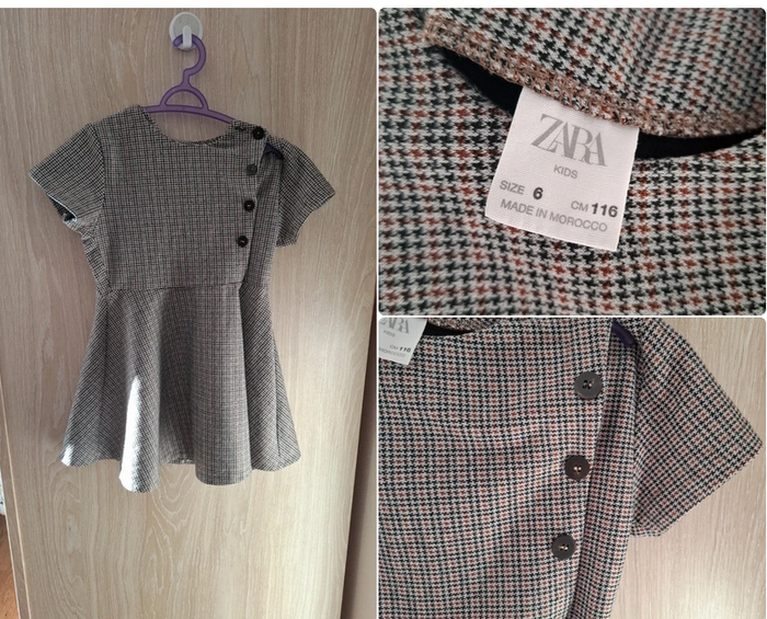 robe "zara" 6 ans