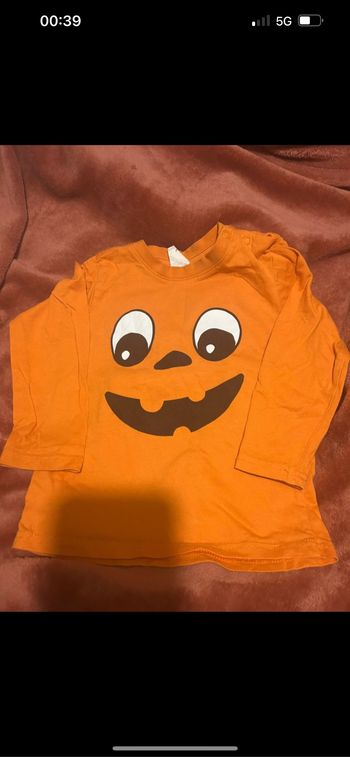 Pull léger Halloween citrouille
