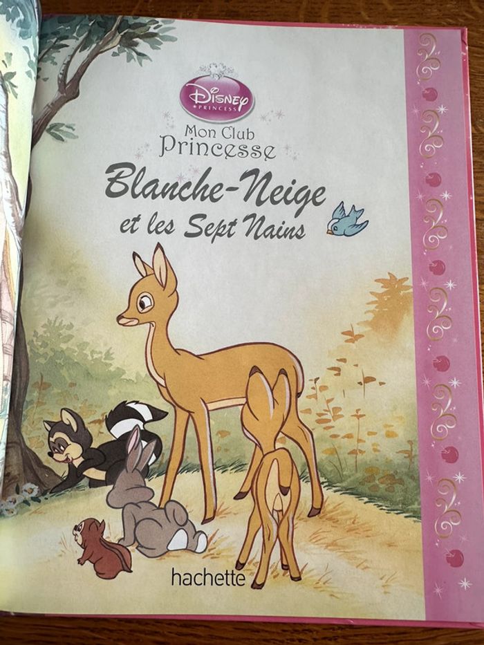 Livre enfant Disney - Blanche-Neige et les Sept Nains - Mon Club Princesse - Neuf - photo numéro 2