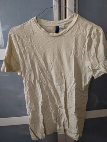 Tee shirt jaune pale