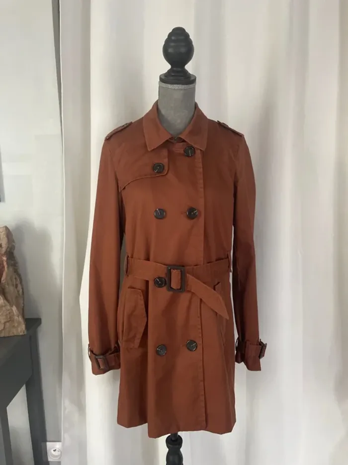 Duffle-coat marron