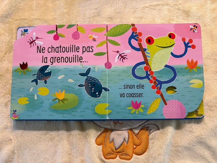 Livre sonore et à toucher usborne sam taplin ne chatouille pas le tigre - photo numéro 7