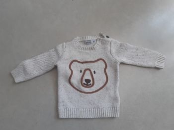 Pull ours t. 3mois