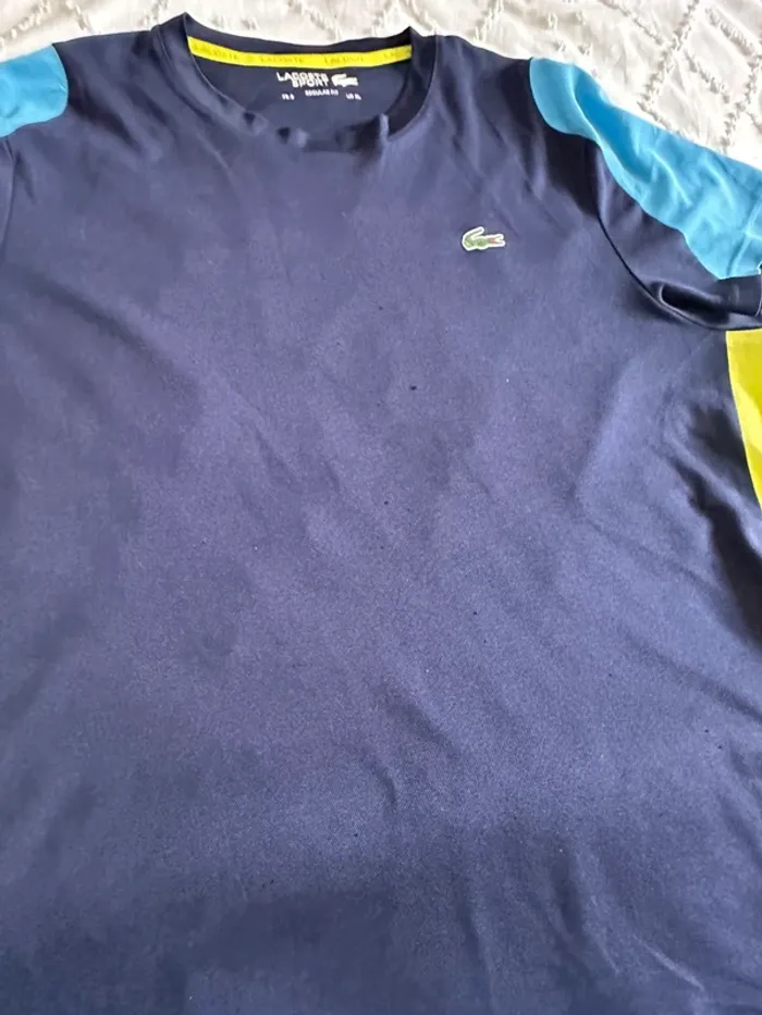 Ensemble bermuda et tee shirt Lacoste XL - photo numéro 14
