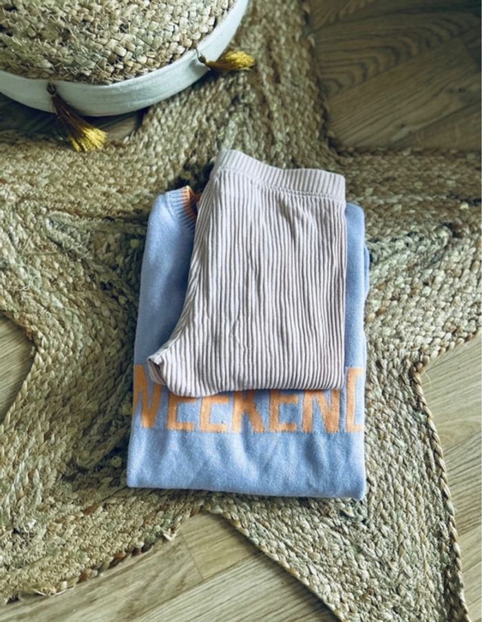 Ensemble fille 10ans pull& legging - photo numéro 2