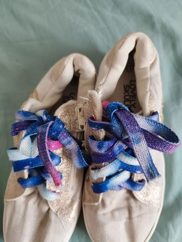 👟 Basket Taille 32 Lovely Skull - photo numéro 7